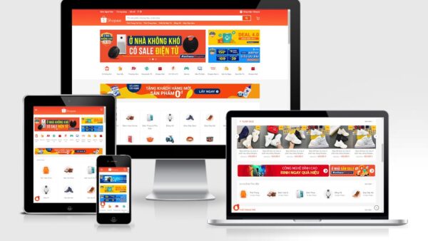 Theme Wordpress thương mại điện tử mẫu số 6 (giống shopee)