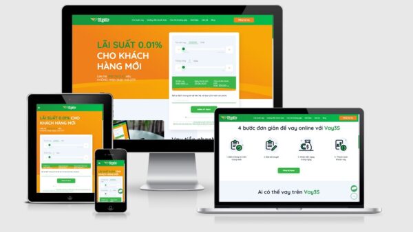 Theme WordPress vay tiền nhanh, vay tín chấp – Vay3s