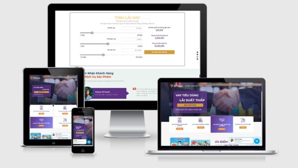 Theme WordPress vay tiền online, vay tín chấp mẫu số 4