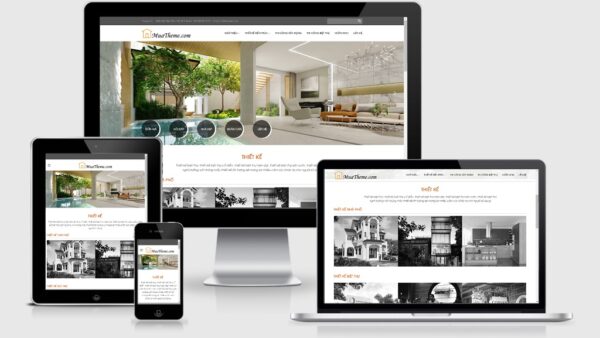 Theme Wordpress công ty xây dựng mẫu số 5 - Nhà đẹp