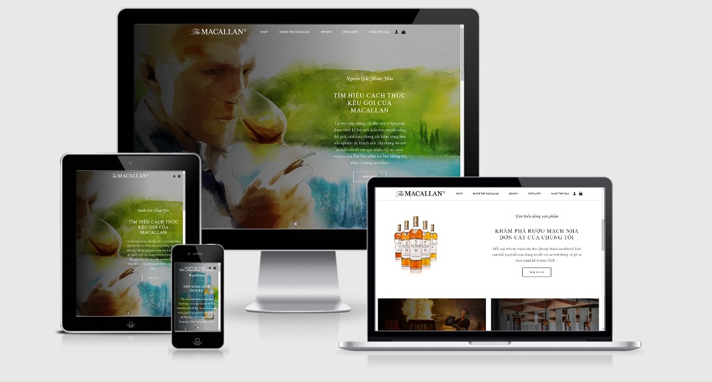 Theme wordpress rượu ngoại cao cấp Macallan
