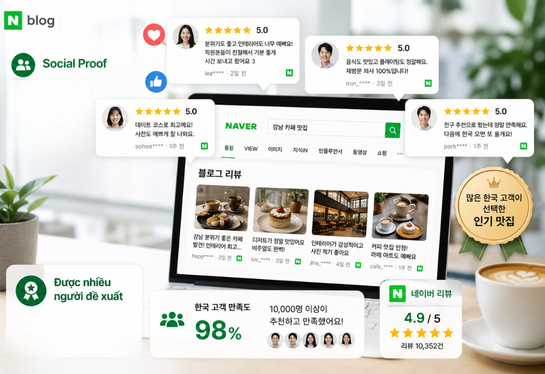 social proof là gì và ảnh hưởng đến naver thế nào