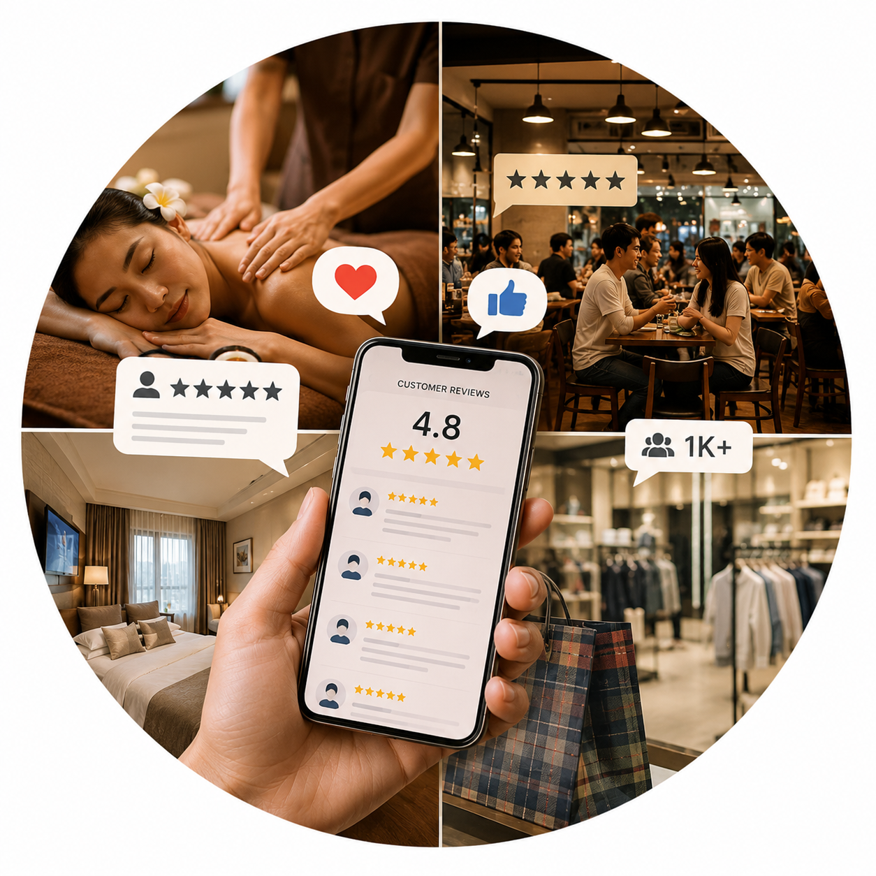 Vì sao khách Hàn tin review hơn quảng cáo? Tìm hiểu Social Proof là gì và cách doanh nghiệp Việt tăng độ tin cậy với khách Hàn bằng review marketing. 